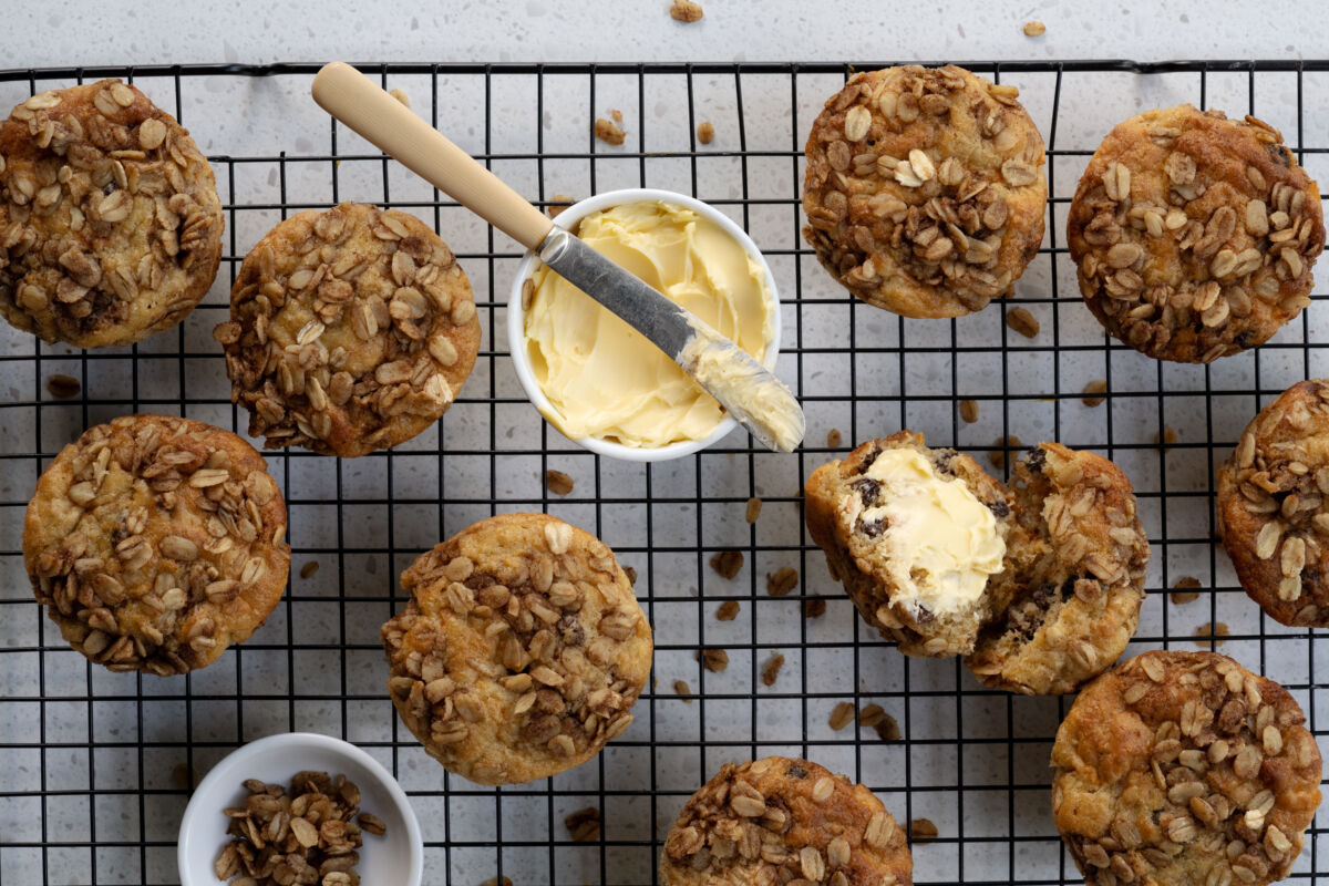 No-Food-Waste Rosinen-Karotten-Muffins - Initiative Milch