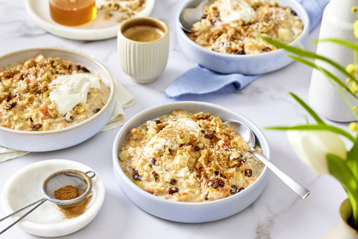 Cremiger Porridge mit Möhre und Apfel - Initiative Milch